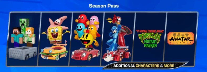 The list of racers set to be added as part of the Season Pass in Sonic Racing: CrossWorlds (2025), SEGA