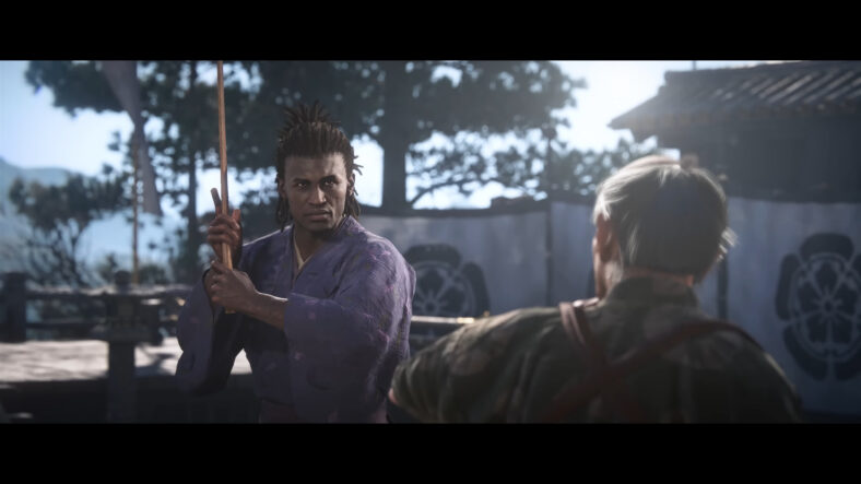 Yasuke (Tongayi Chirisa) learns the art of swordplay in Assassin's Creed Shadows (2025), Ubisoft