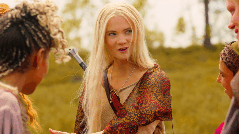 Ciri (Freya Allen) becomes a blood sister with her fellow Rats members in The Witcher Season 4 Episode 2 "Dream of a Wish Fulfilled" (2025), Netflix