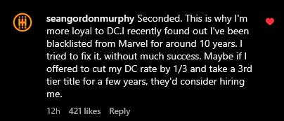 Numerous industry artists pour out to criticize Marvel Comics for financially mistreating its artists.