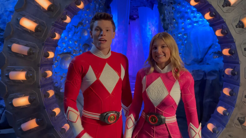 Ashton Myler and Payton Myler suit up to give a sneak peek at The Ninja Kidz' now-cancelled Power Rangers collab