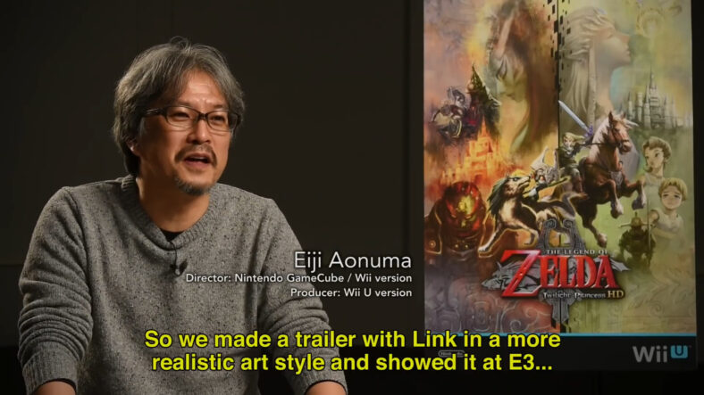Series producer Eiji Aonuma recalls the first steps that led to The Legend of Zelda: Twilight Princess HD (2016), Nintendo