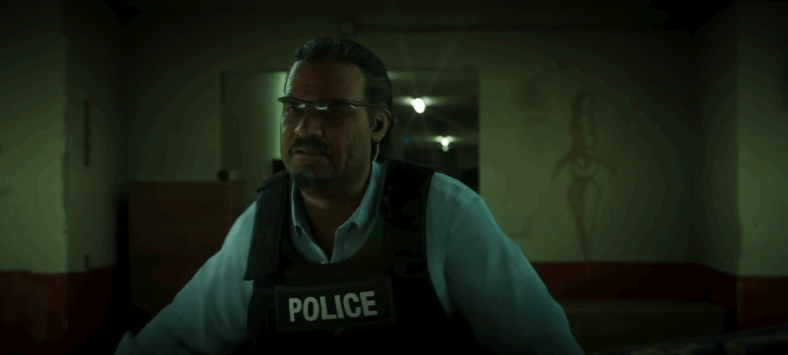 A police officer leads a raid in Grand Theft Auto VI (2026), Rockstar Games