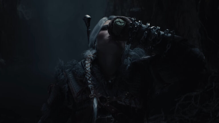 Ciri (Ciara Berkeley) downs a potion in The Witcher 4 (TBA), CD Projekt Red