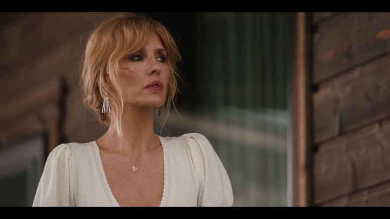 Beth Dutton (Kelly Reilly) breathes a sigh of relief in Yellowstone Season 5 Episode 14 "Life is a Promise" (2024), Paramount